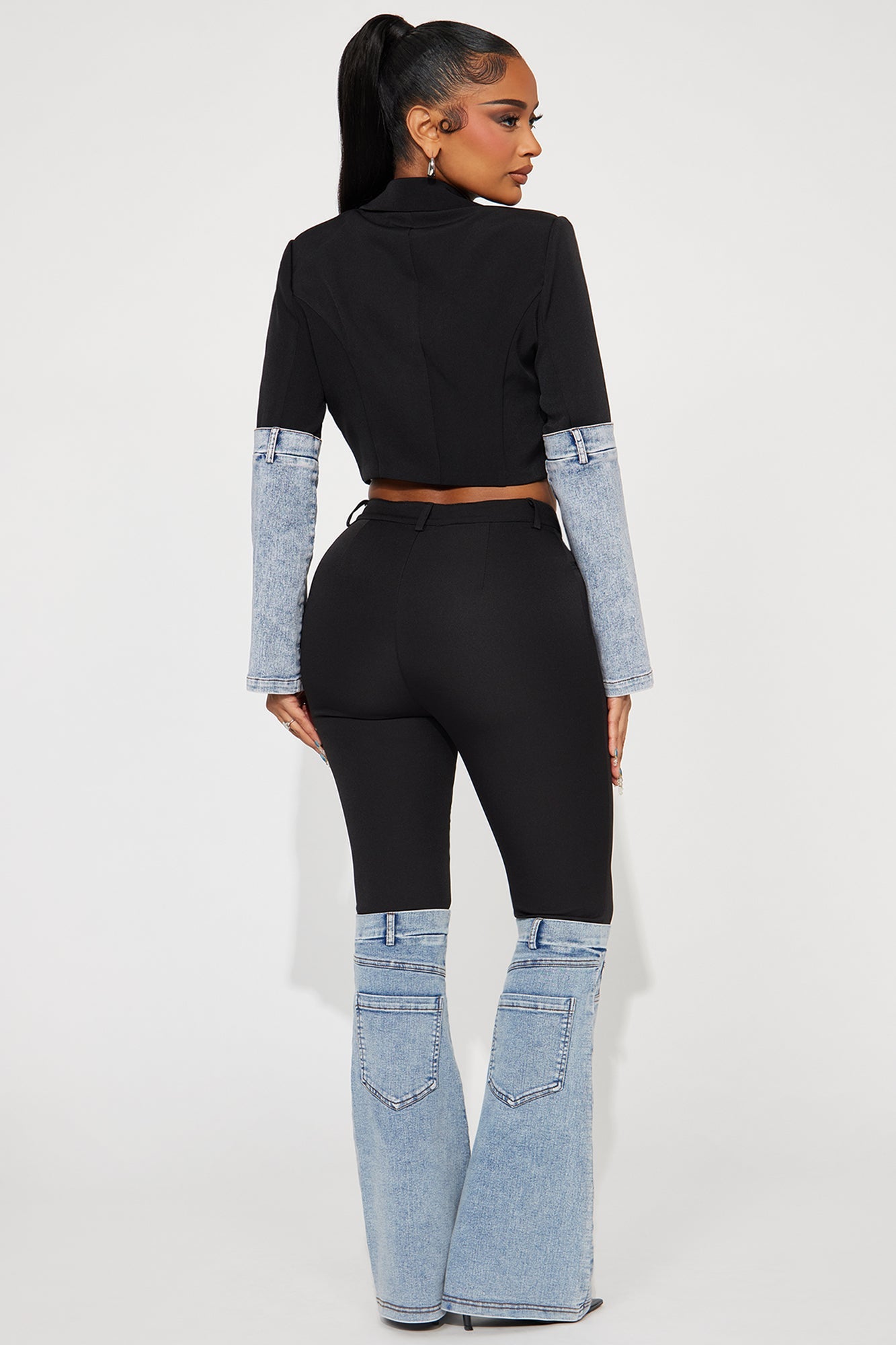 Top Of The Game Pant Set - Black