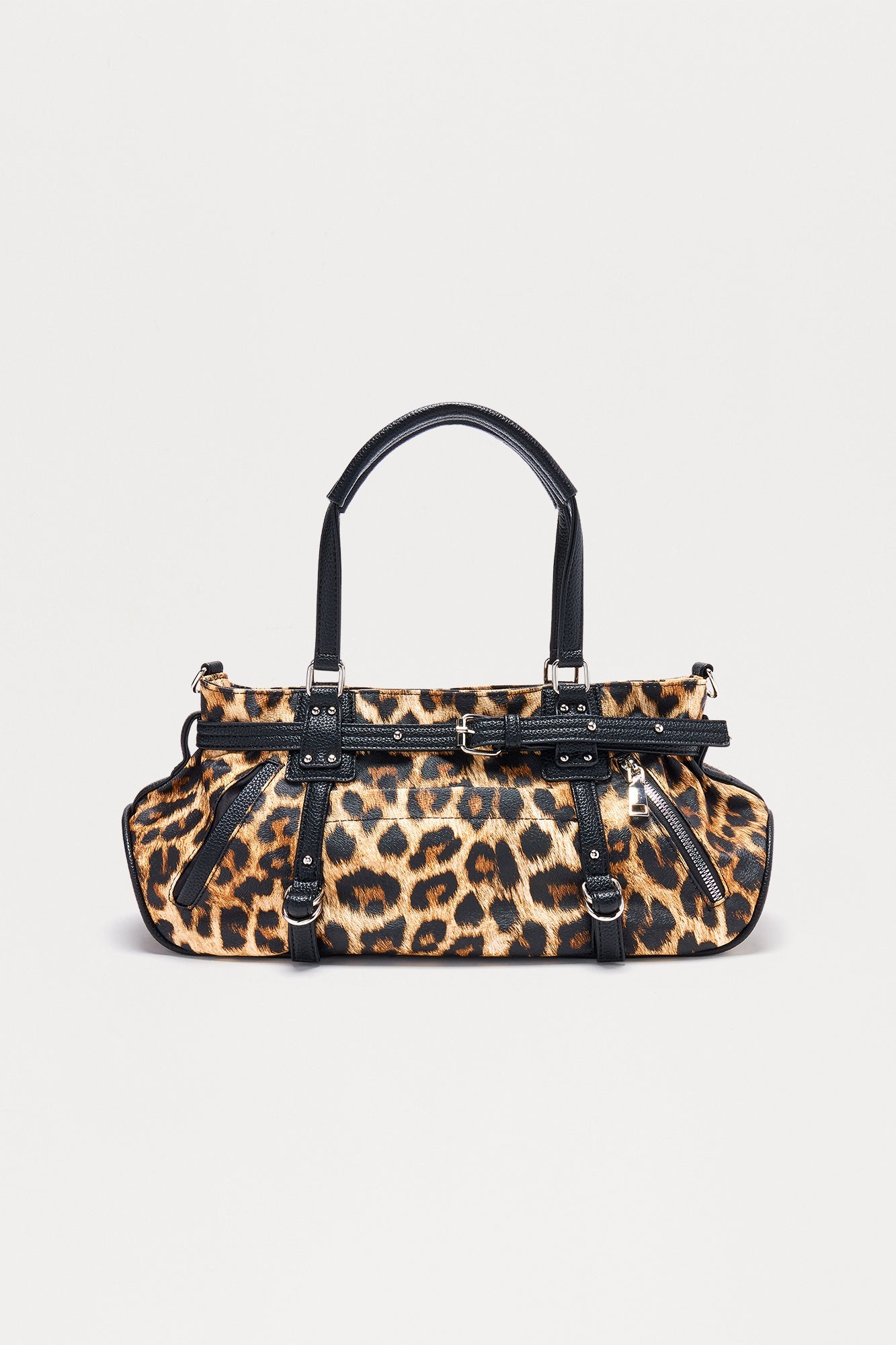 Tell Me Faux Leather Shoulder Bag - Leopard