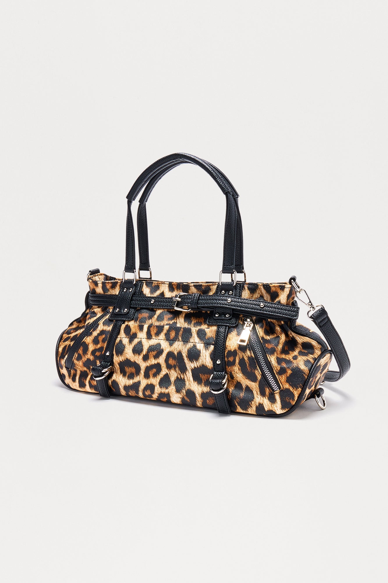 Tell Me Faux Leather Shoulder Bag - Leopard
