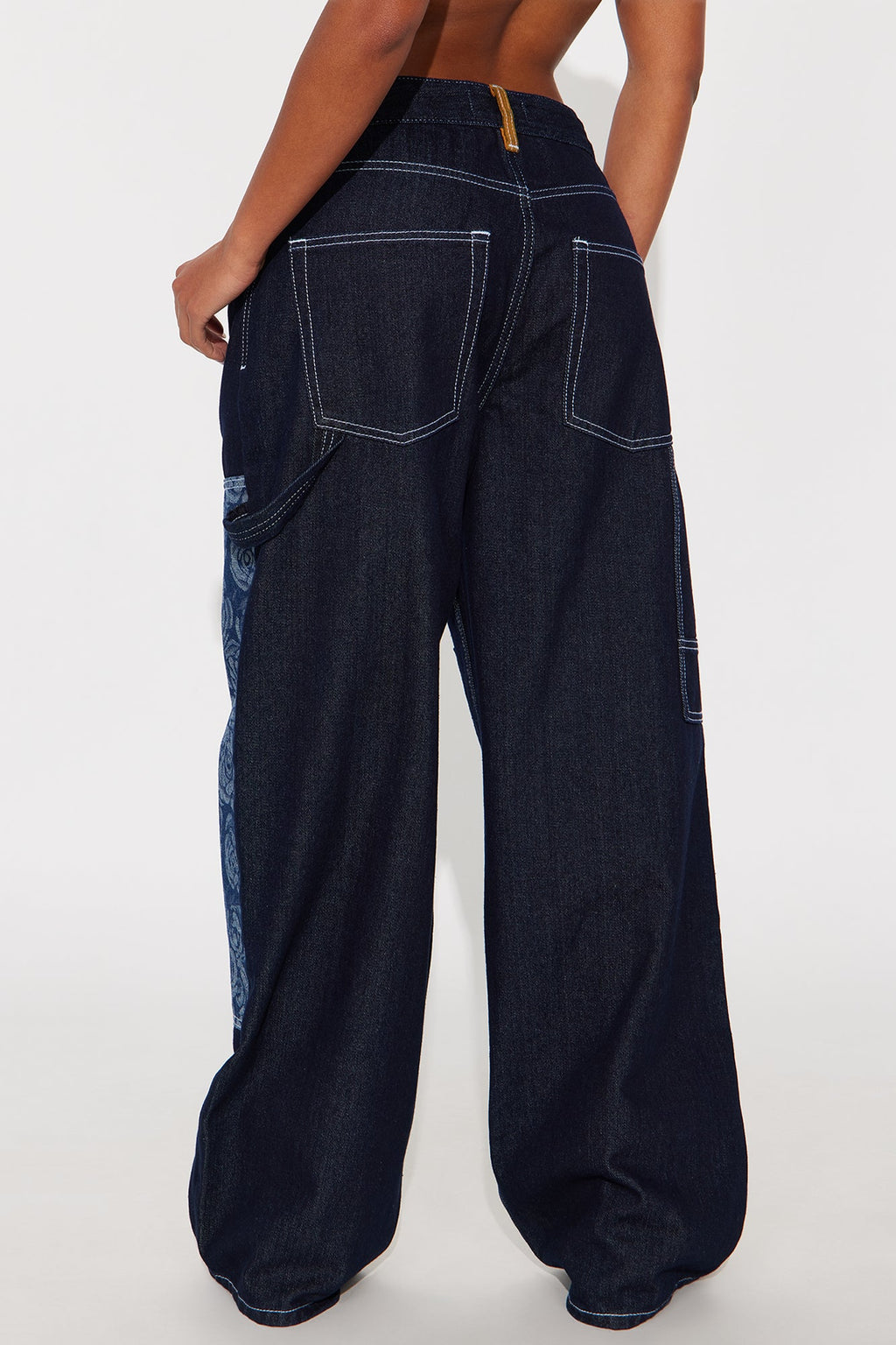 Essex Loose Utility Jeans - Dark Denim