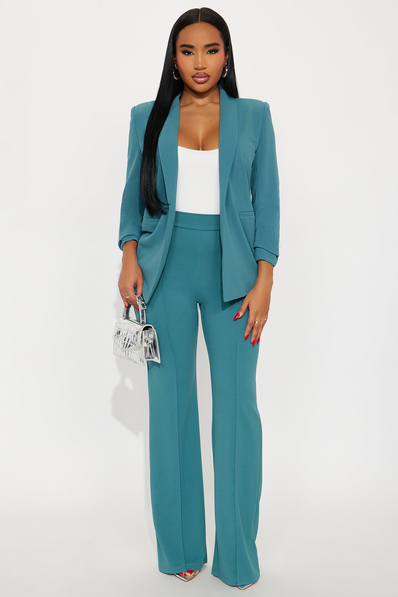 The Celine Blazer - Jade