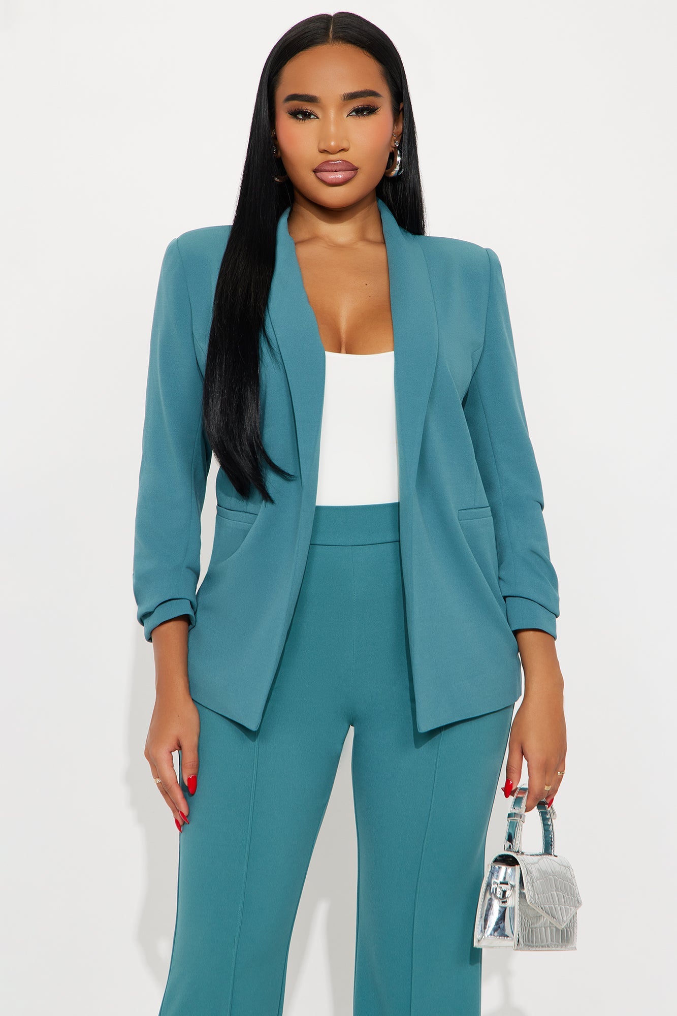 The Celine Blazer - Jade