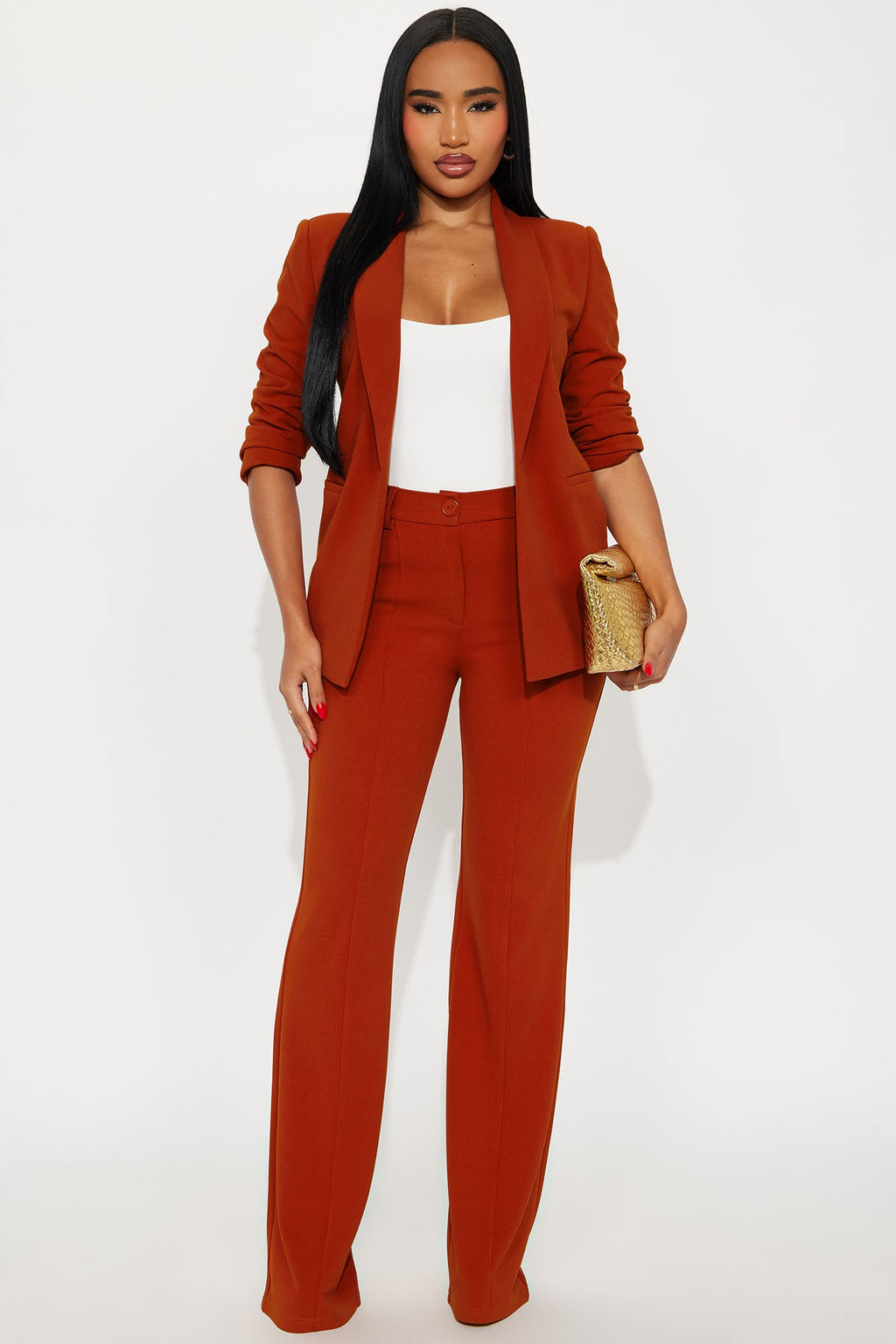The Celine Blazer - Rust