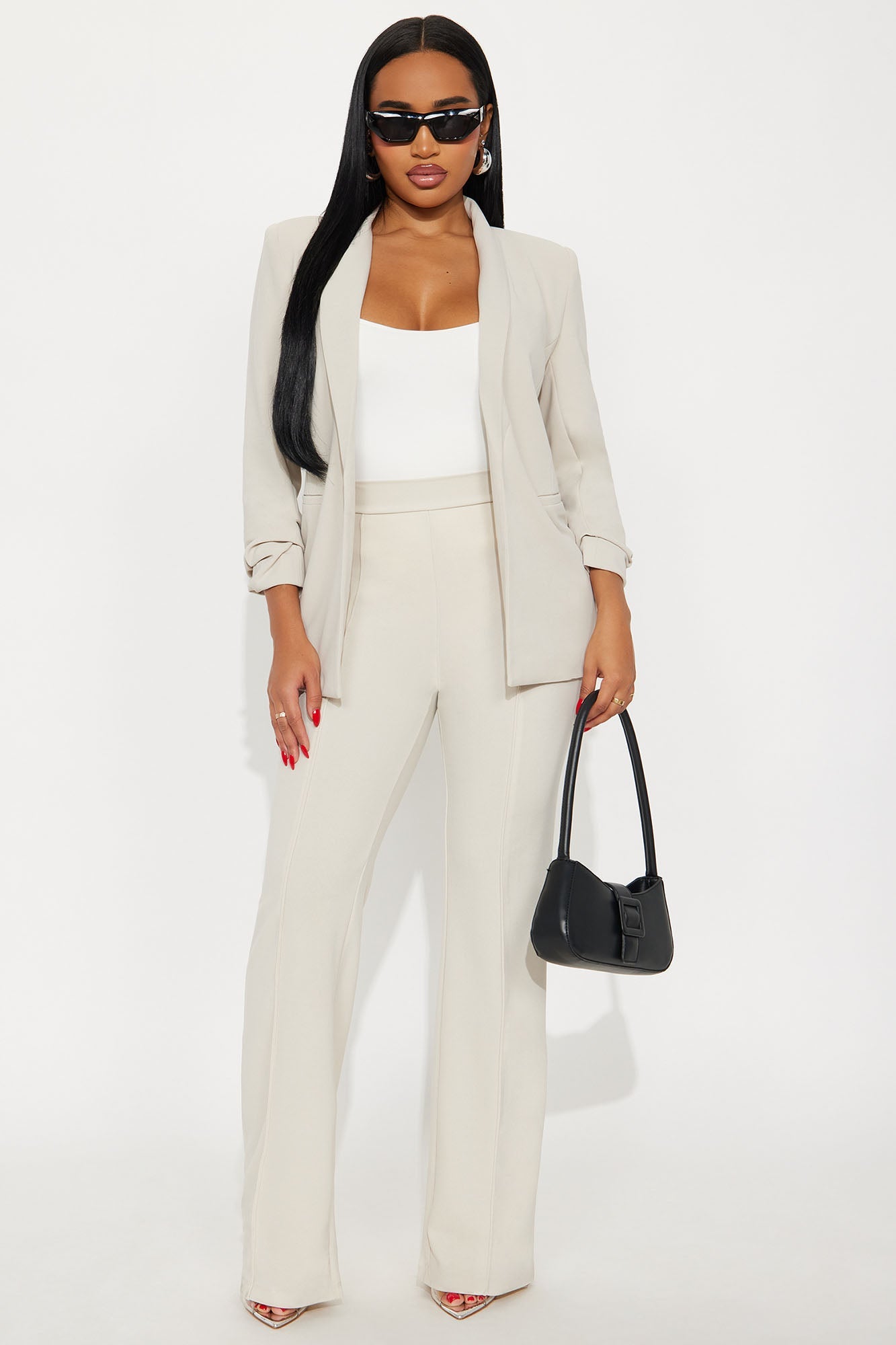 The Celine Blazer - Oatmeal
