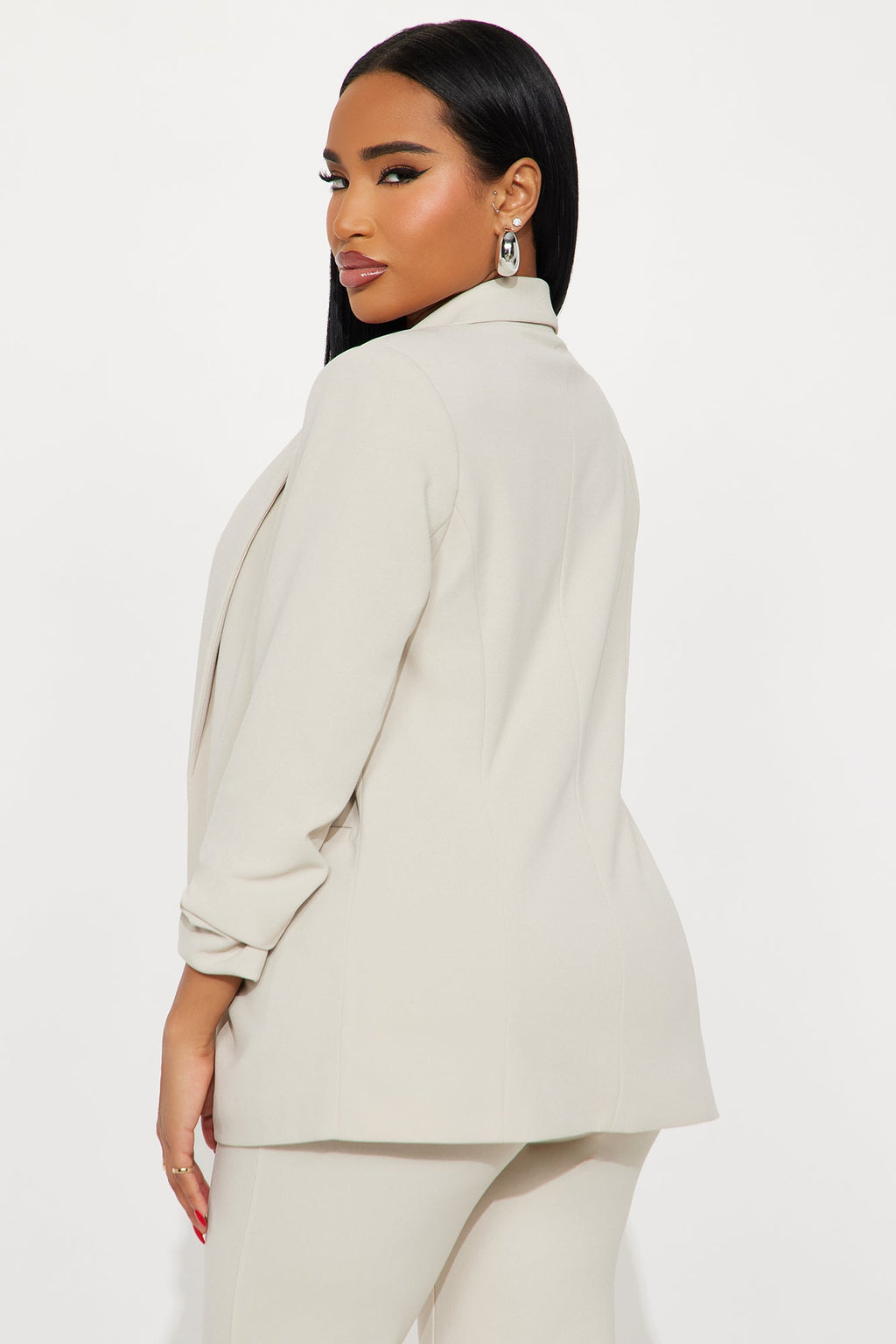 The Celine Blazer - Oatmeal