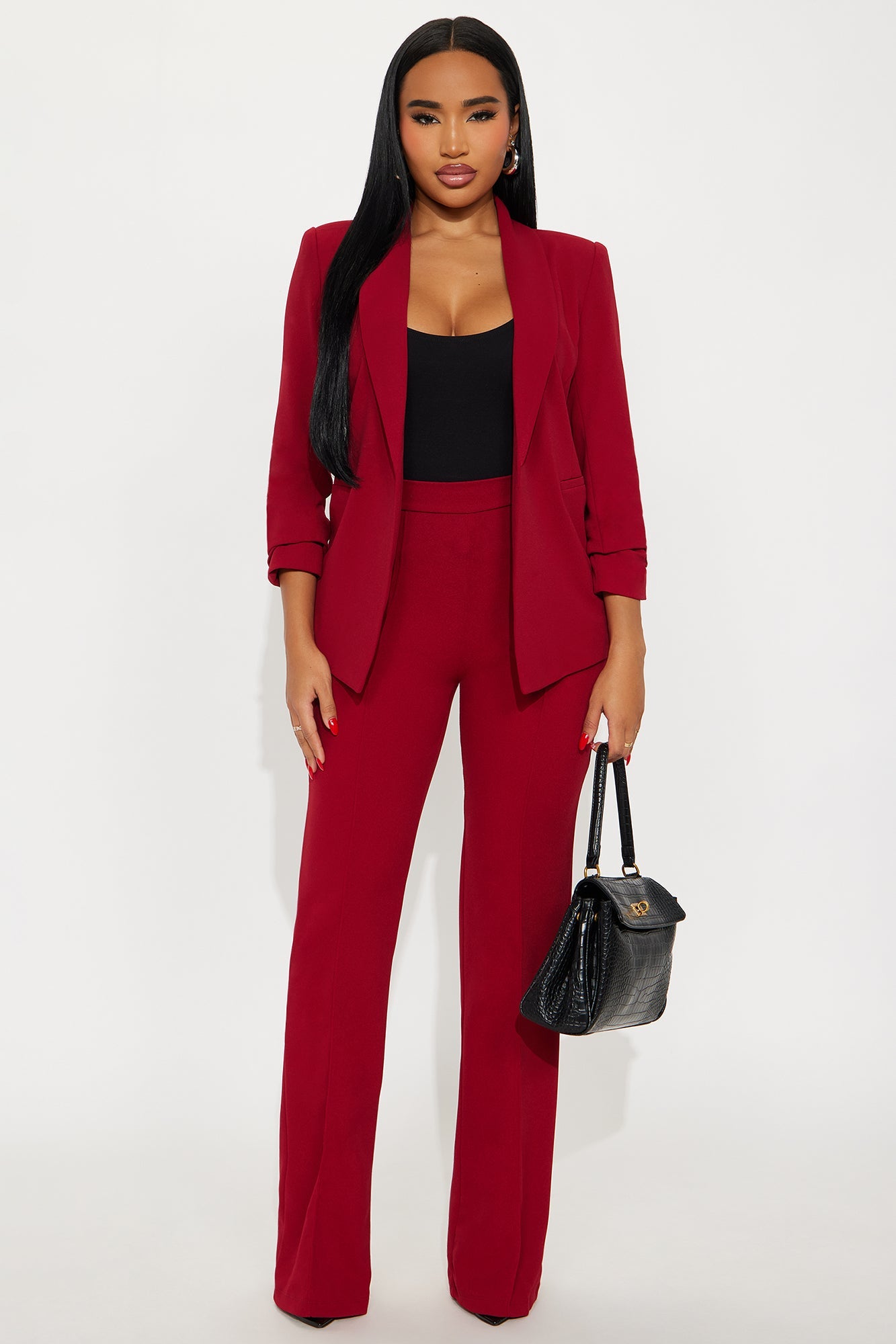 The Celine Blazer - Red