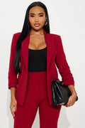 The Celine Blazer - Red