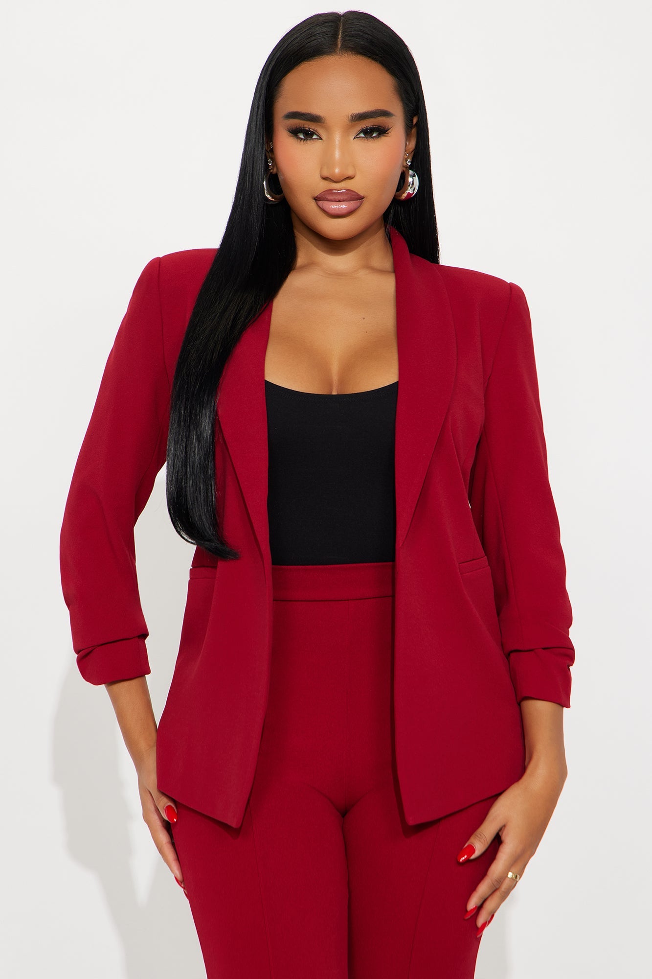 The Celine Blazer - Red