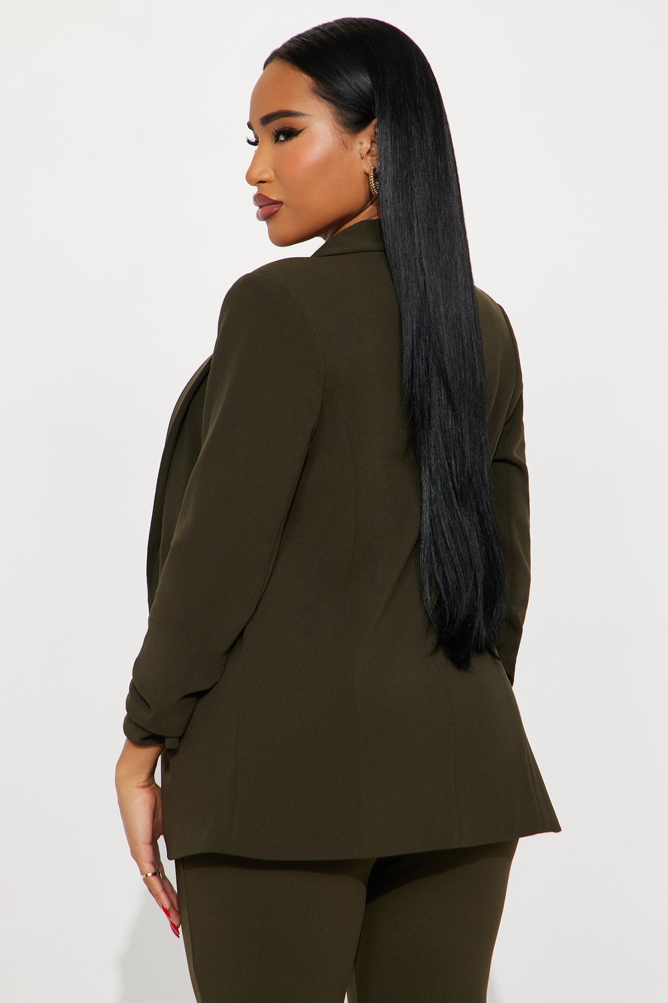 The Celine Blazer - Olive