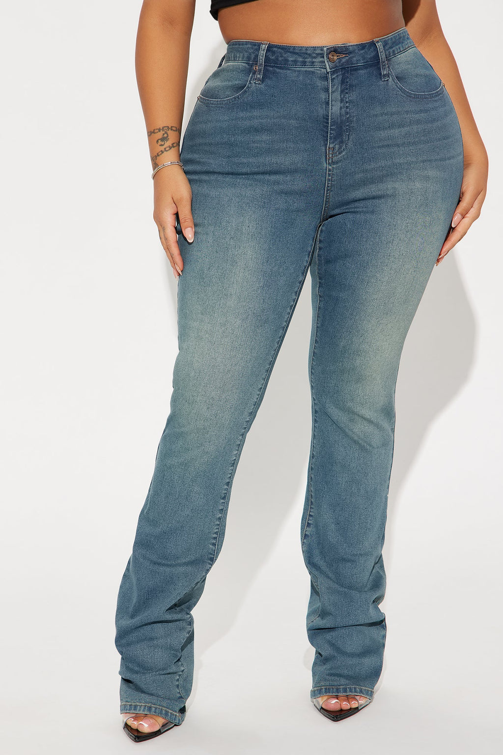 Tall Memphis Stretch Booty Lifter Bootcut Jean - Medium Wash