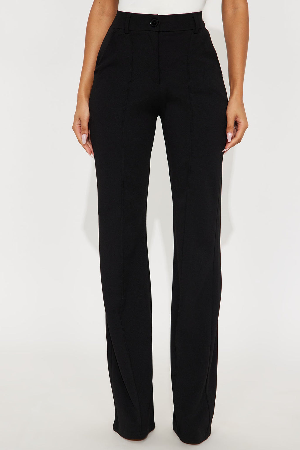 Tall Heidi Wide Leg Trouser Pant - Black