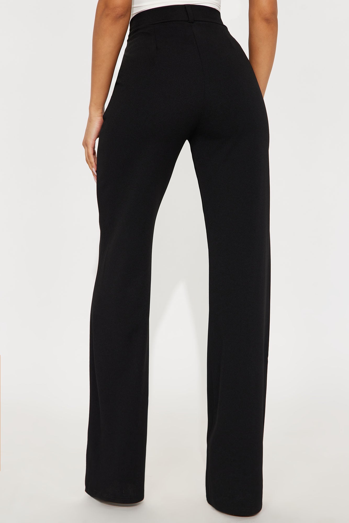 Tall Heidi Wide Leg Trouser Pant - Black