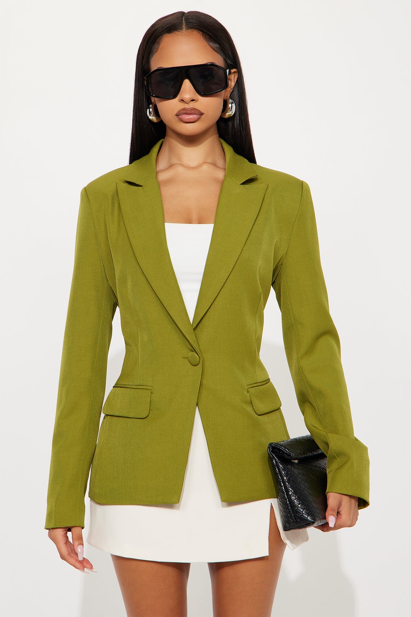 Breaking Even Blazer - Chartreuse