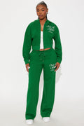 Out Of Office Lounge Pant Set - Kelly Green