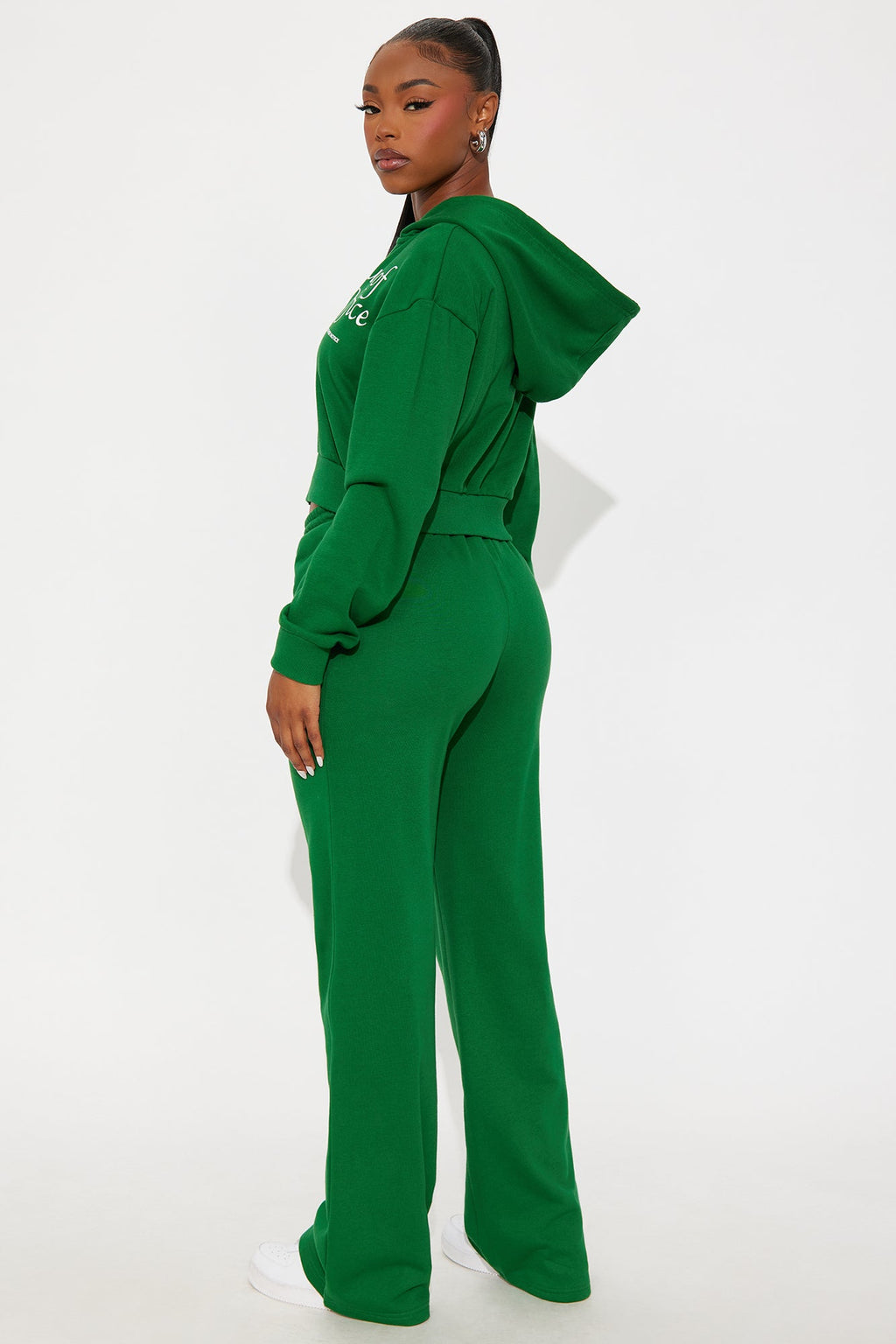 Out Of Office Lounge Pant Set - Kelly Green