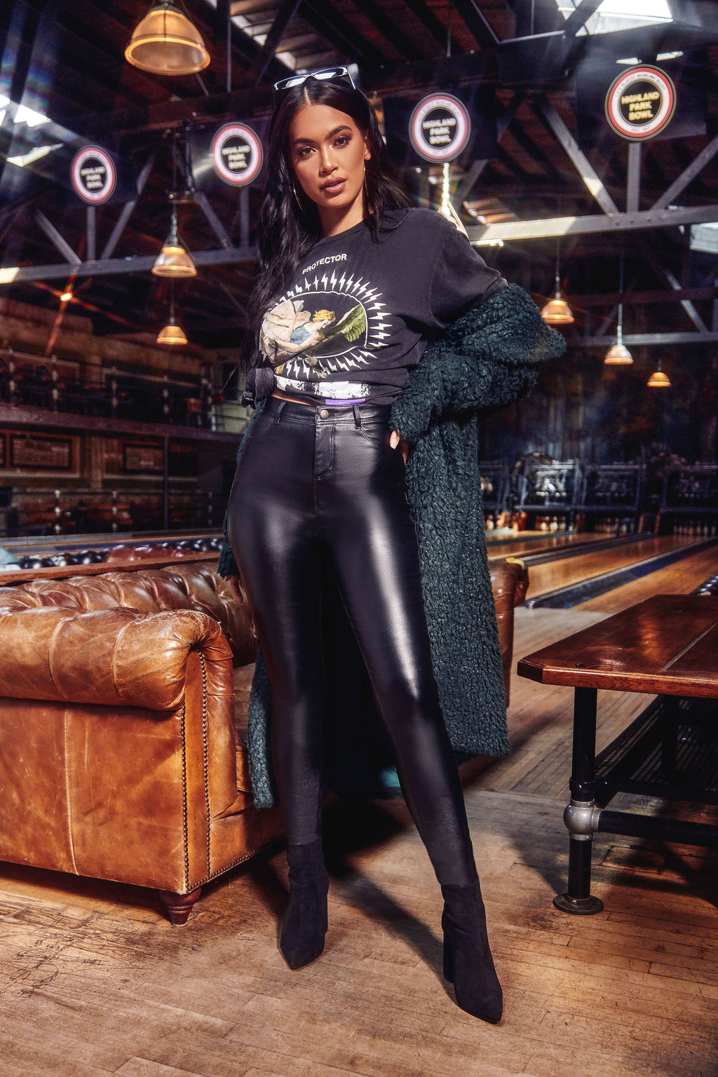 Sammie High Rise Pants - Black