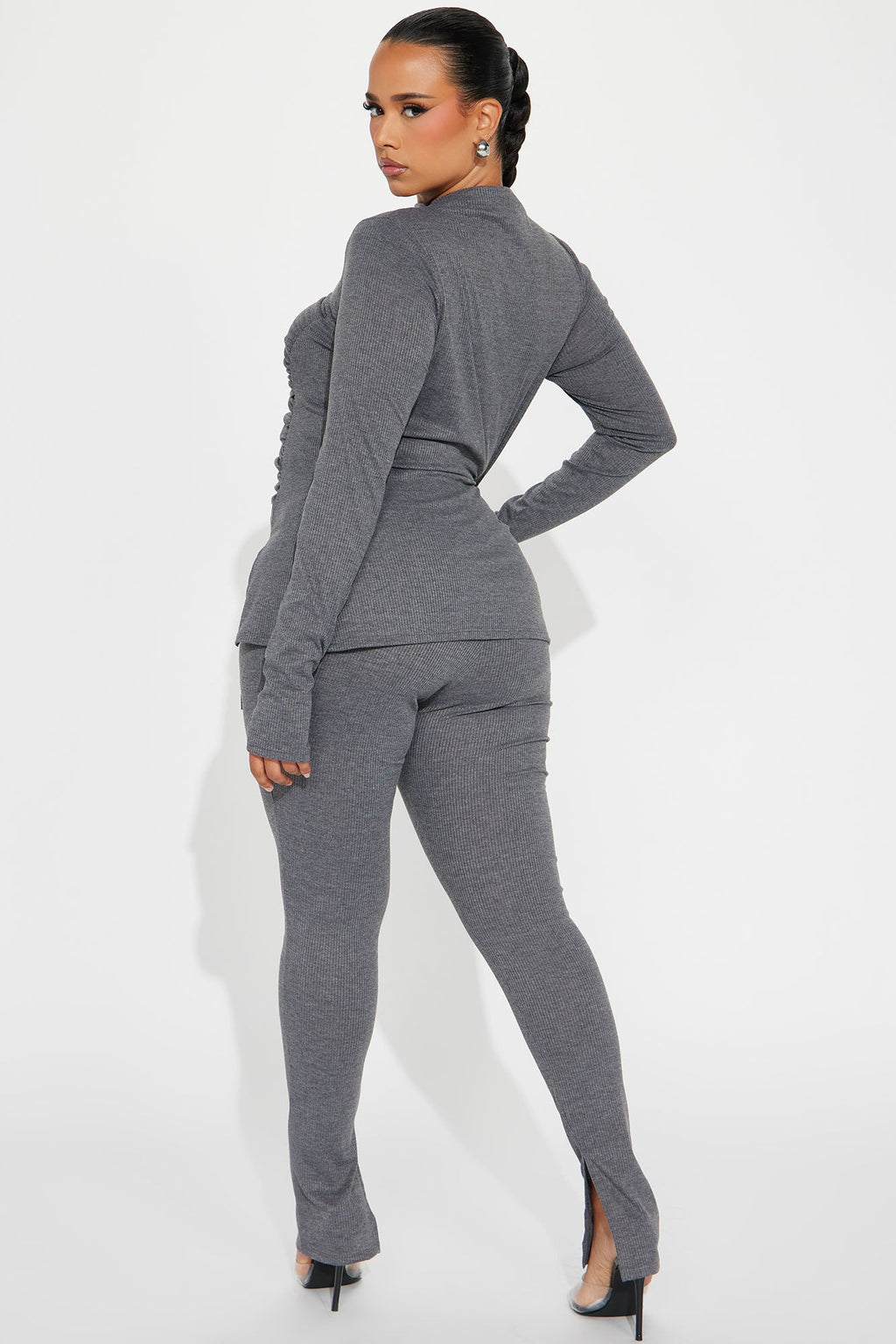 Miranda Legging Set - Charcoal
