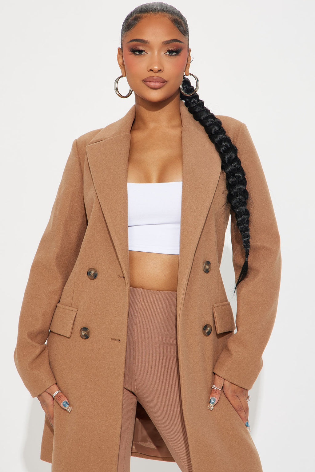 Kim Wool Coat - Camel