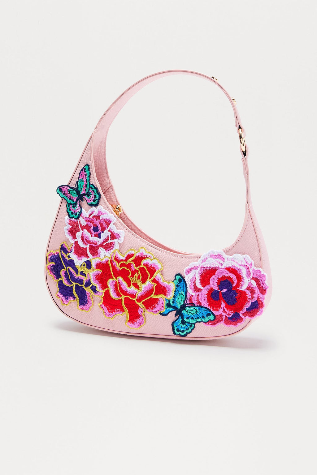 Beautiful Bouquet Shoulder Bag - Pink