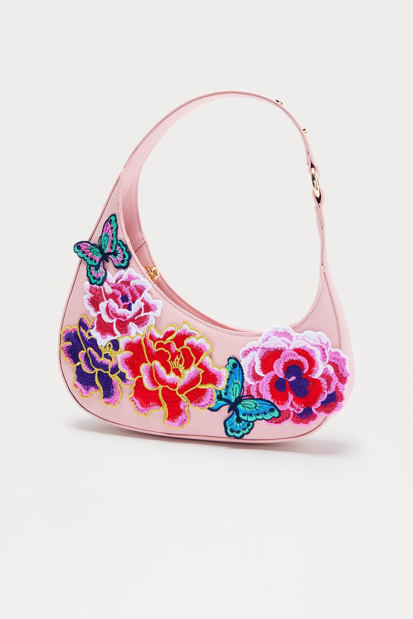 Beautiful Bouquet Shoulder Bag - Pink