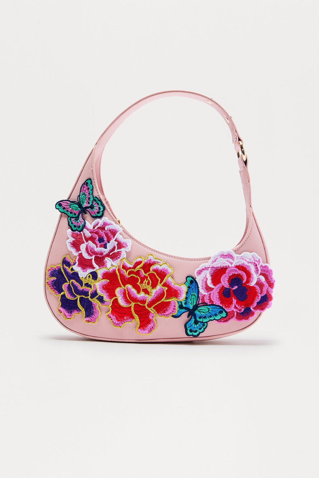 Beautiful Bouquet Shoulder Bag - Pink