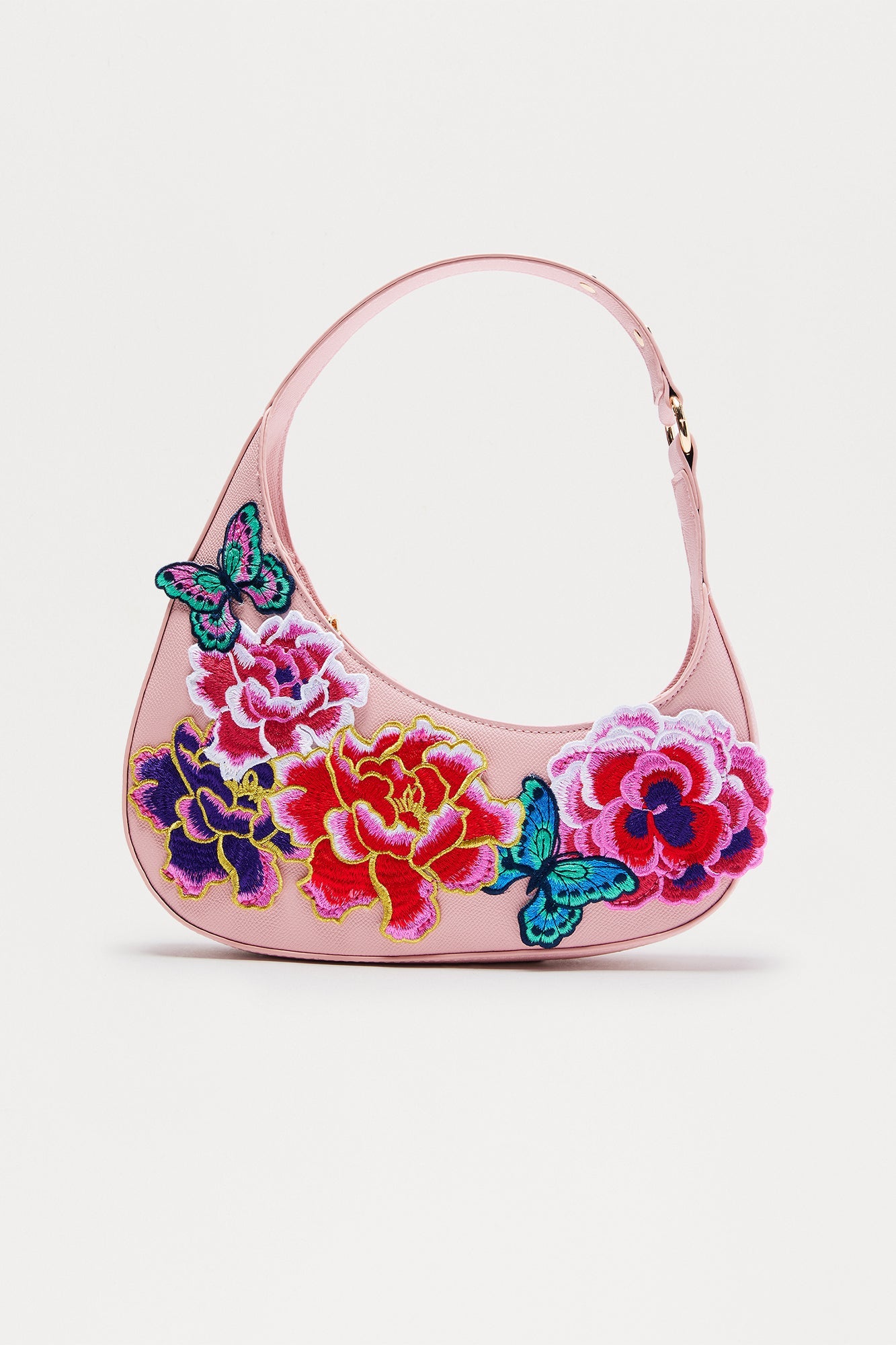 Beautiful Bouquet Shoulder Bag - Pink