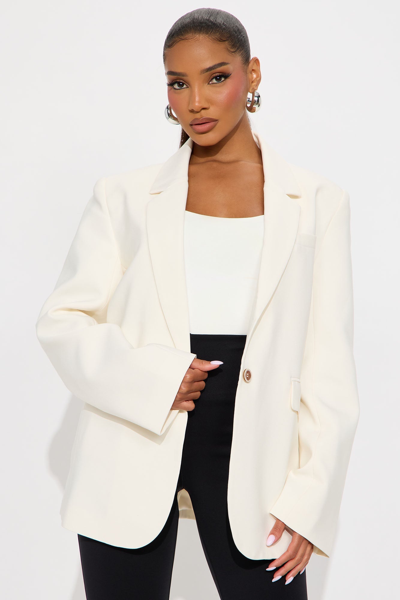 The Janet Blazer - Cream