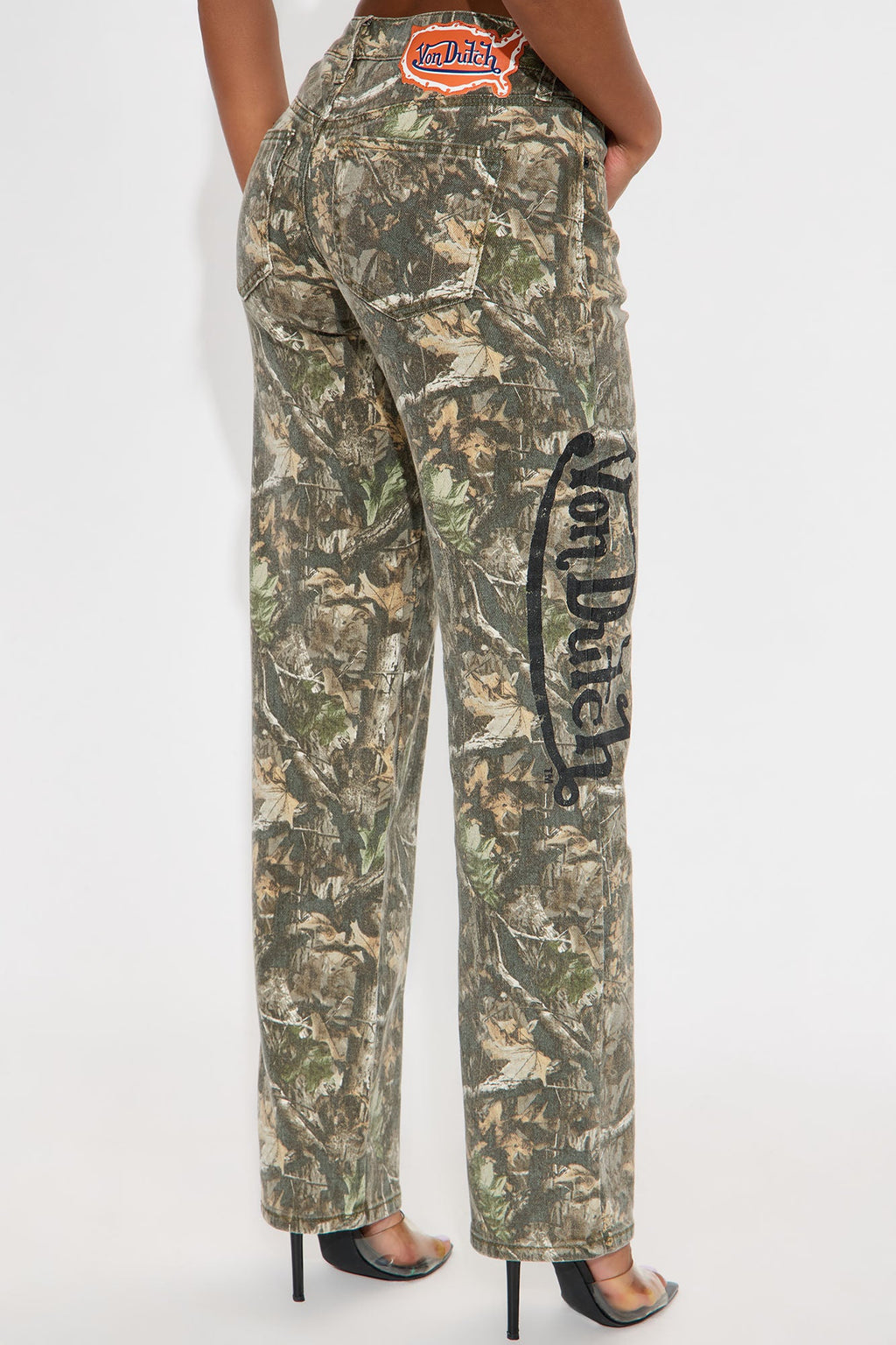 Von Dutch Camo Straight Leg Jeans - Camouflage