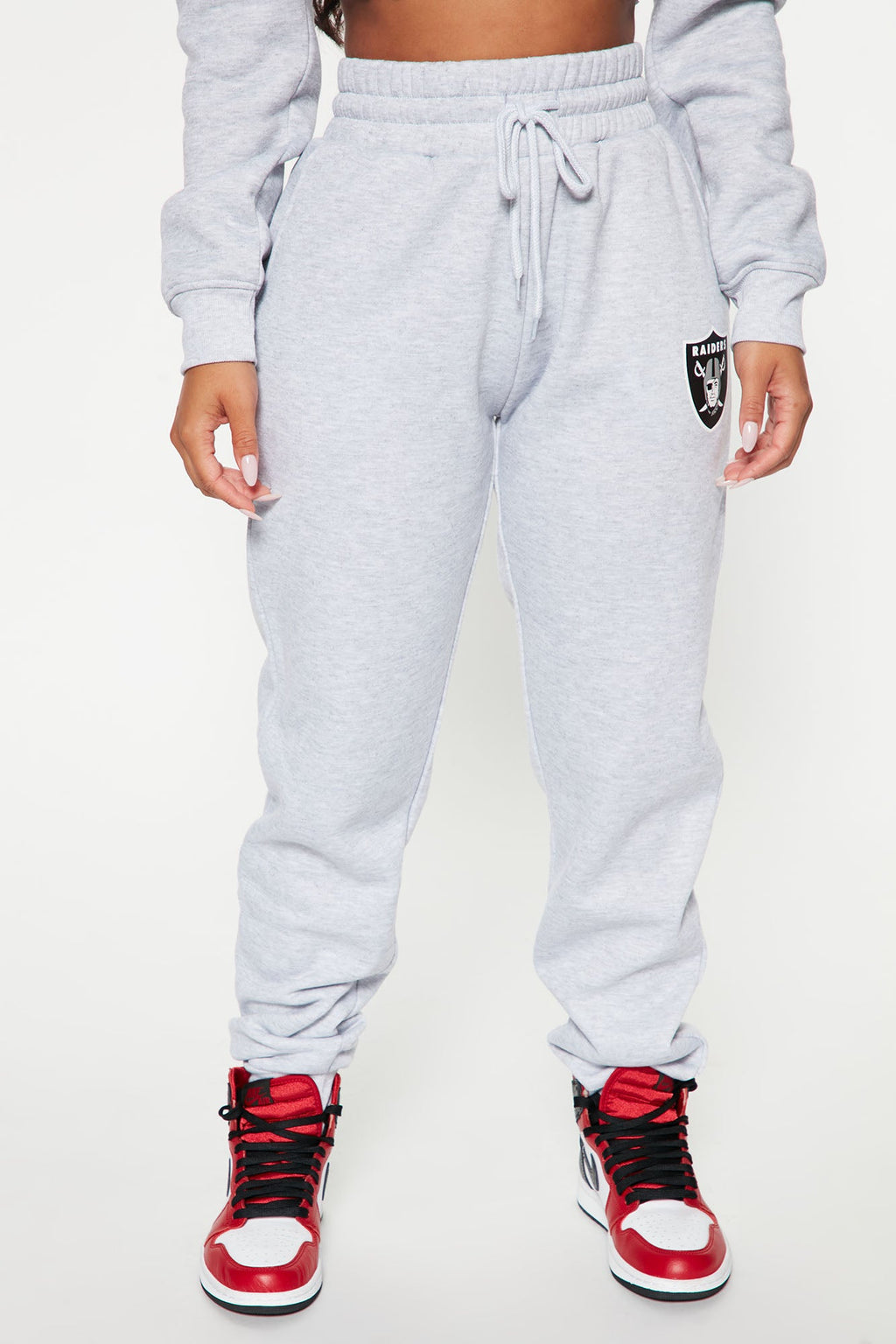 Raiders Set Up Jogger - Heather Grey