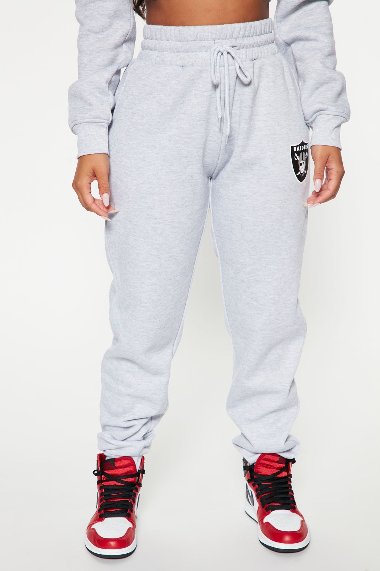 Raiders Set Up Jogger - Heather Grey
