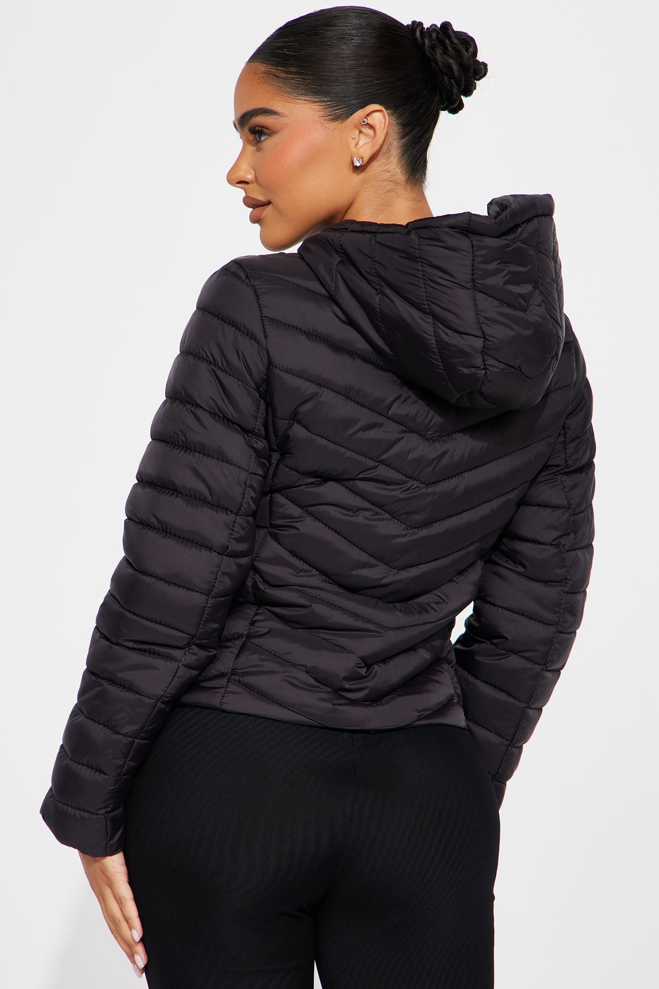 Cold Times Puffer Jacket - Black