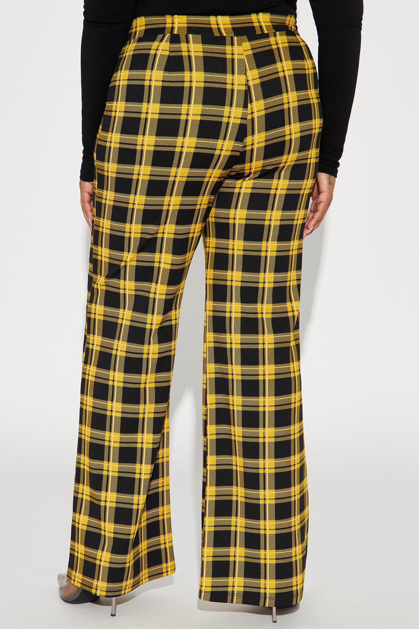 Jahia Flare Pants - Yellow/combo