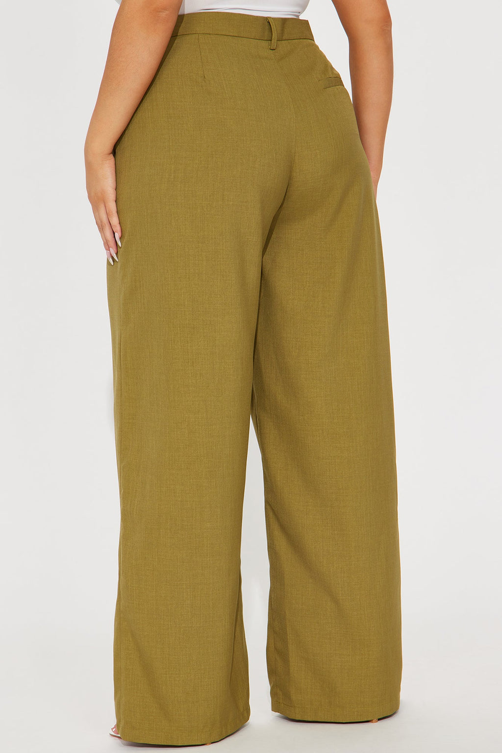 Karli Wide Leg Pant - Chartreuse