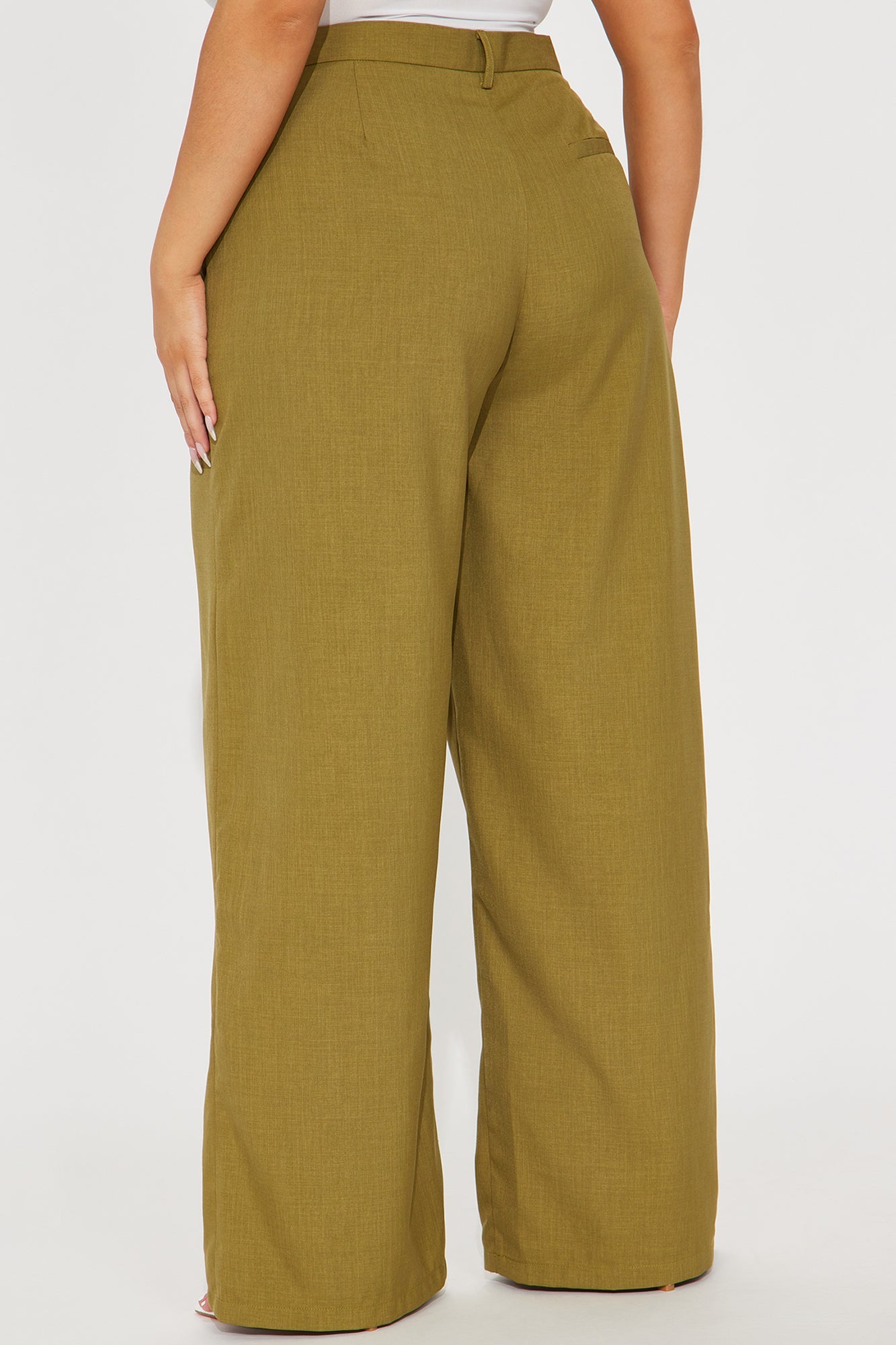 Karli Wide Leg Pant - Chartreuse