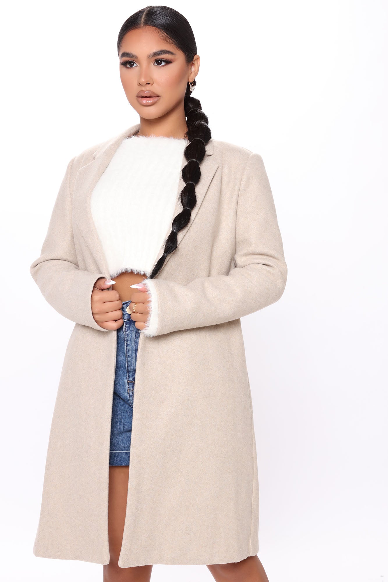 Long Nights Coat - Oatmeal