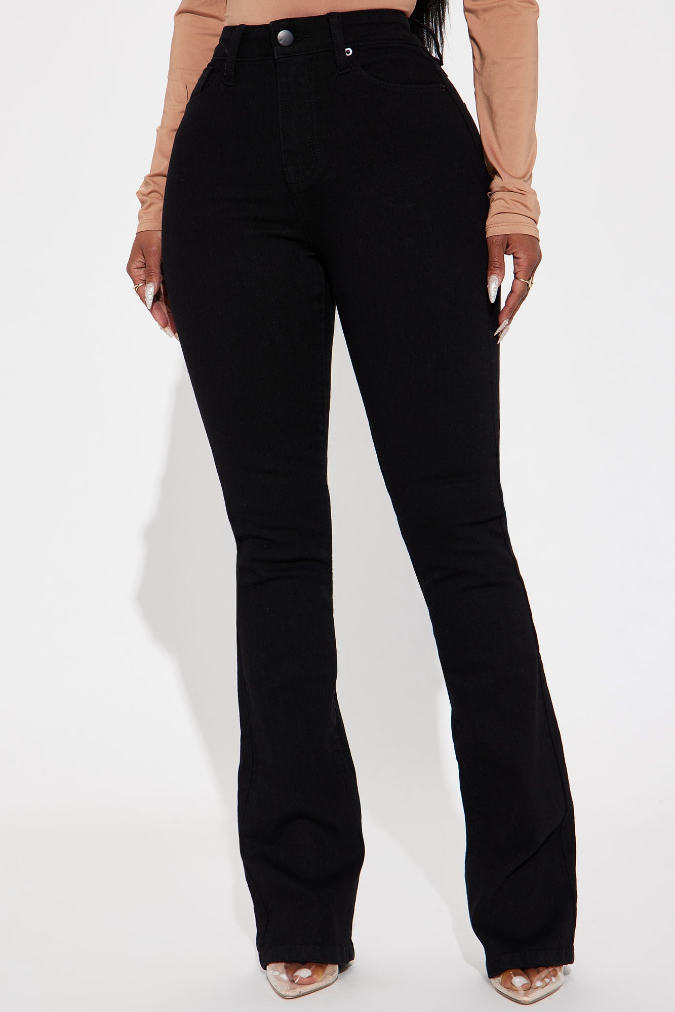 Toledo Sculpting Stretch Bootcut Jeans - Black