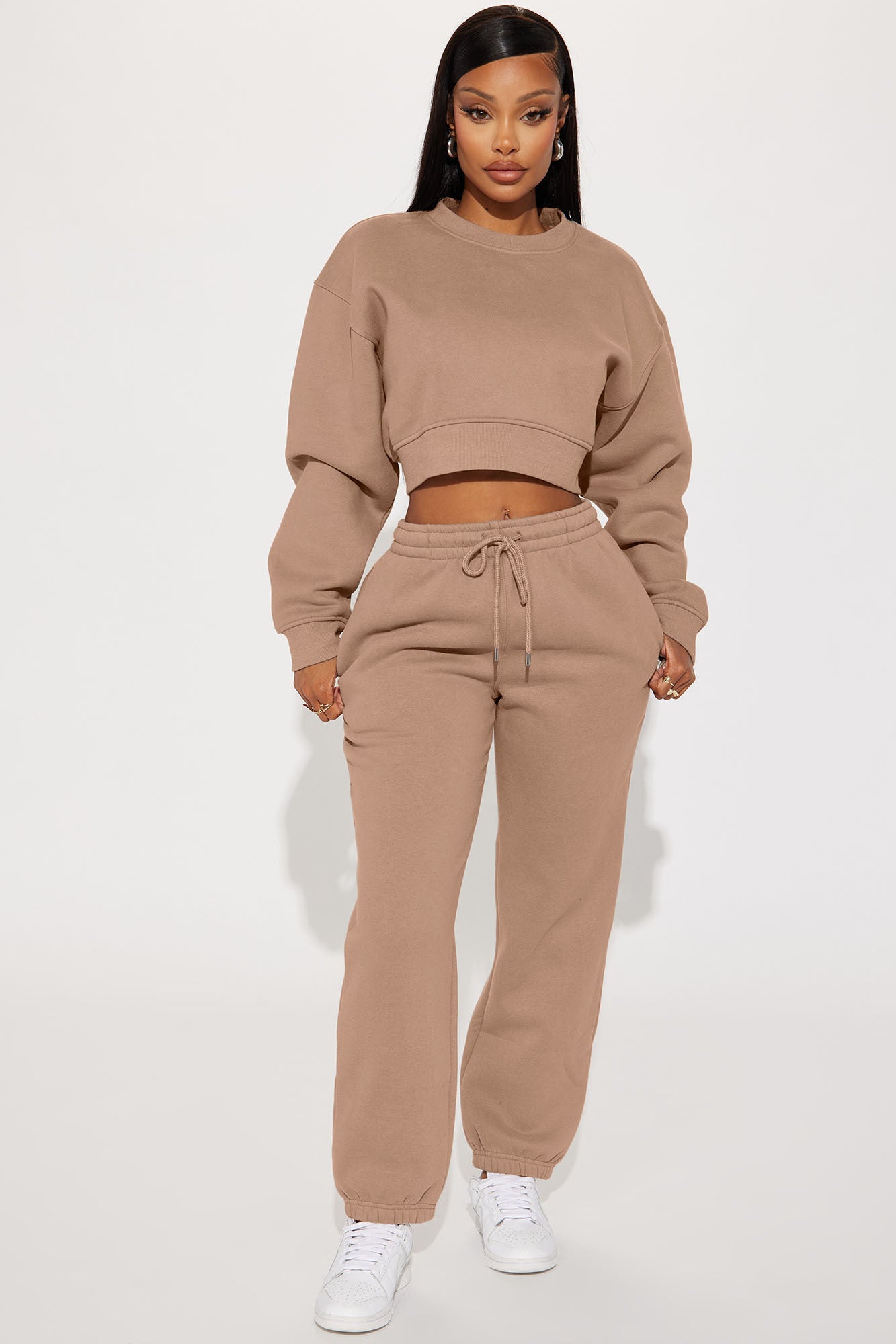 Make It Last Jogger Set - Mocha