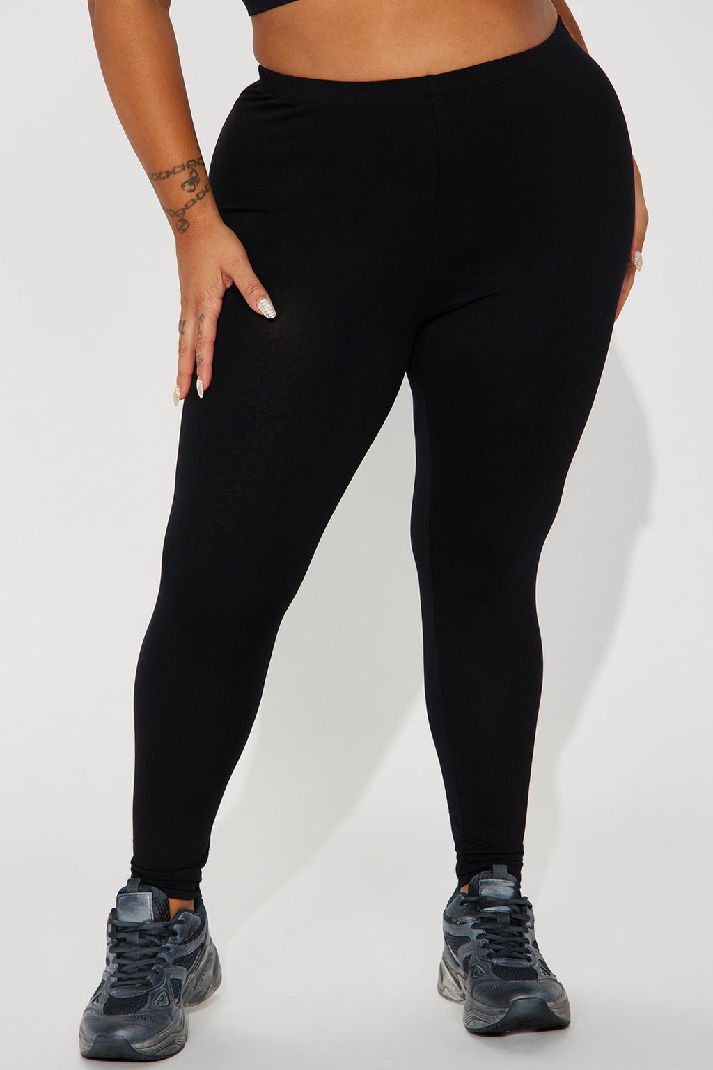 Lean On Me Leggings - Black