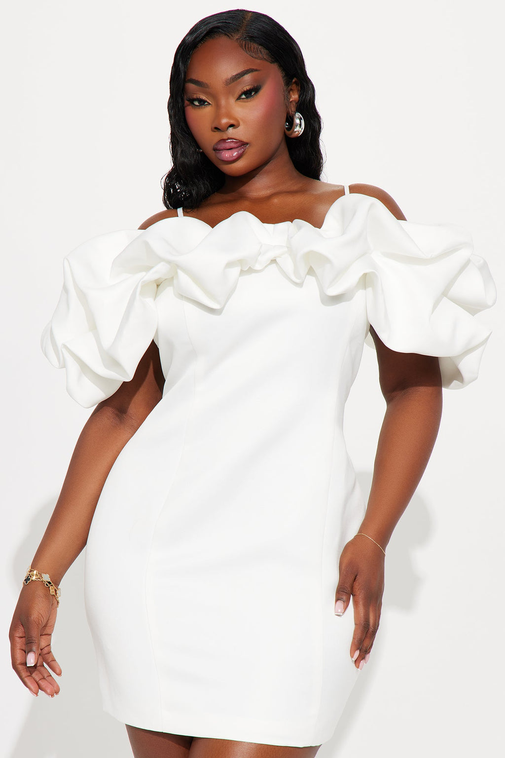 Tall Lola Mini Dress - White