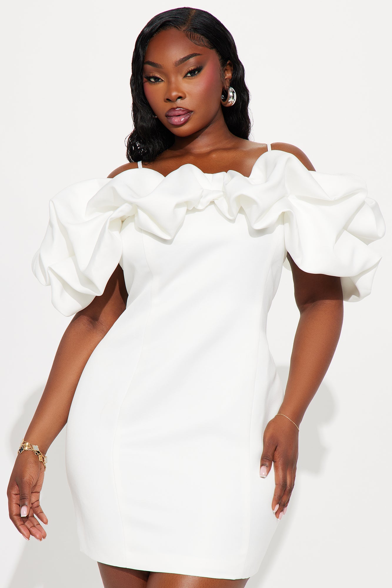 Tall Lola Mini Dress - White