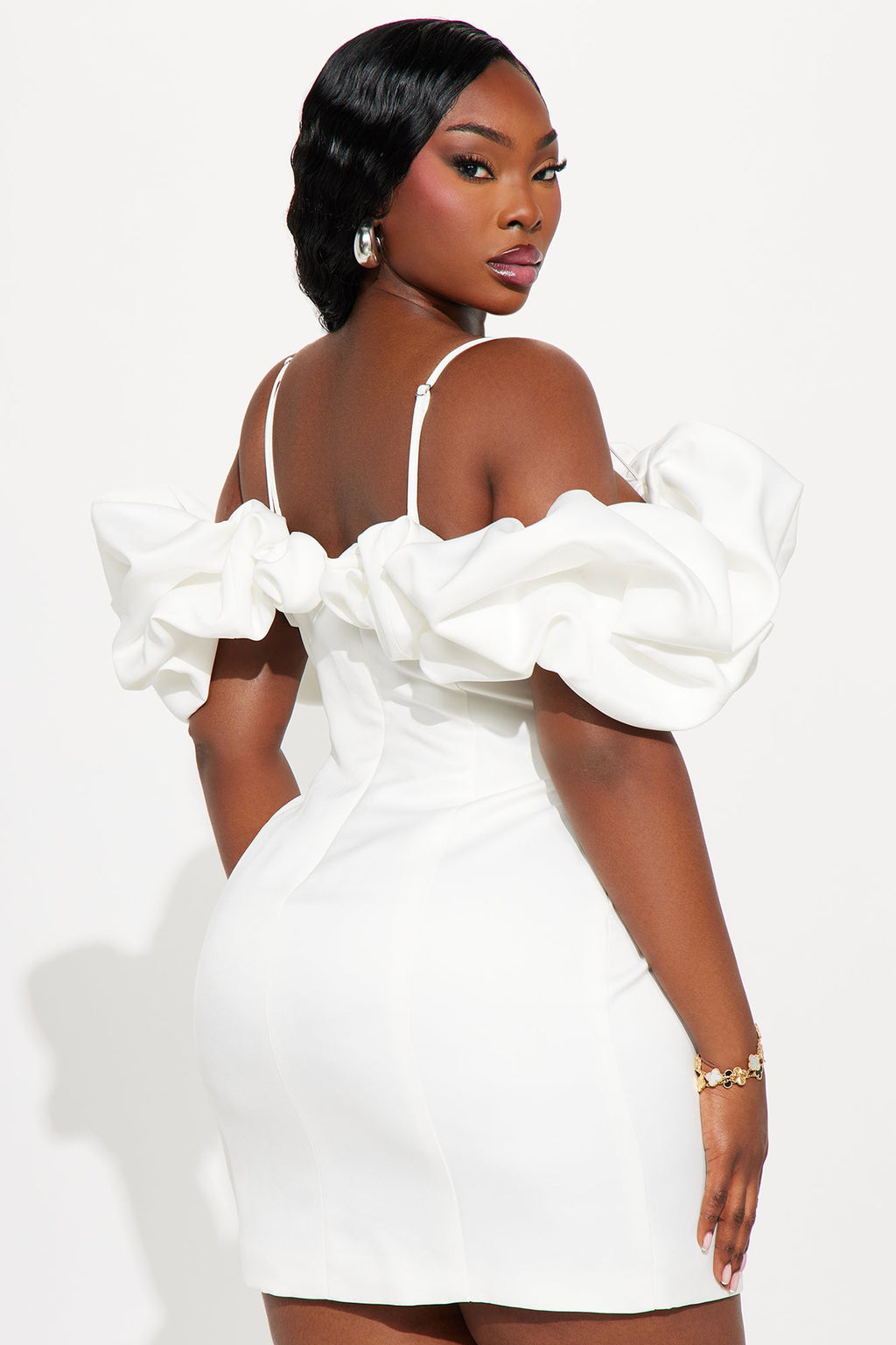 Tall Lola Mini Dress - White