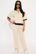 Amelia Sweater Pant Set - Taupe