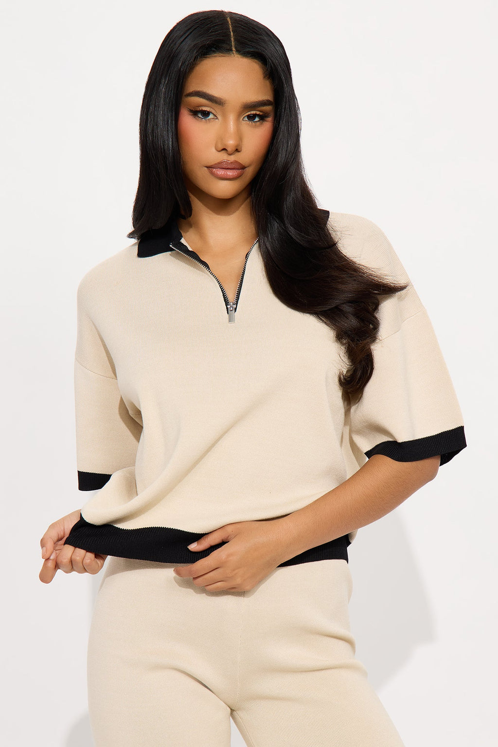 Amelia Sweater Pant Set - Taupe