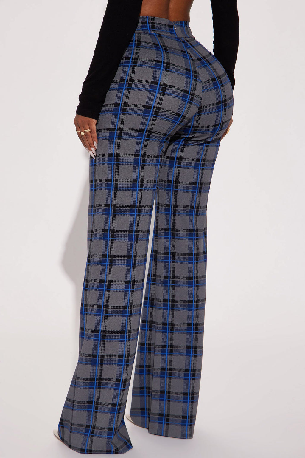 Victoria High Waisted Dress Pant - Grey/combo