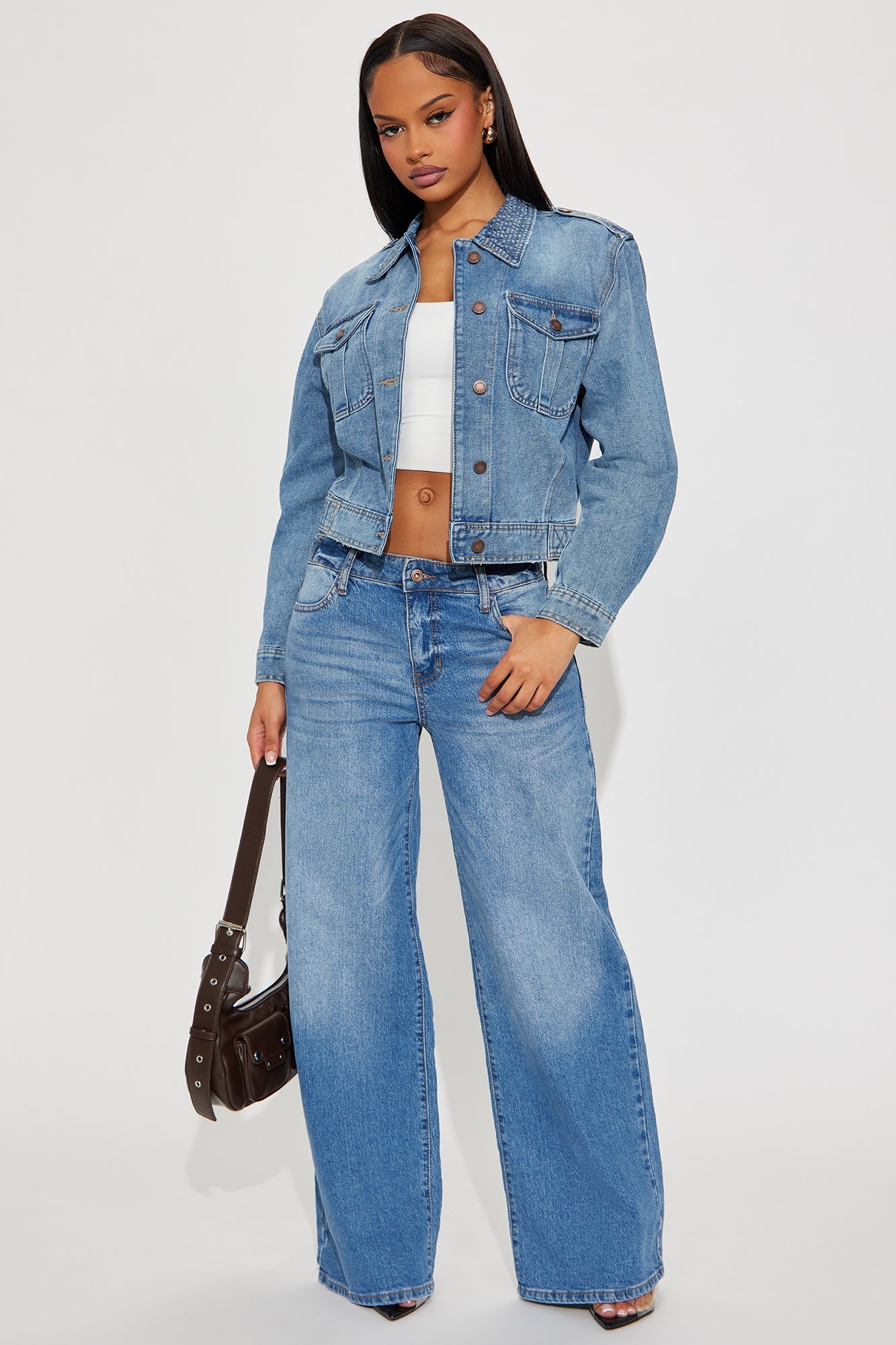 Pulling It Together Denim Jacket - Vintage Wash
