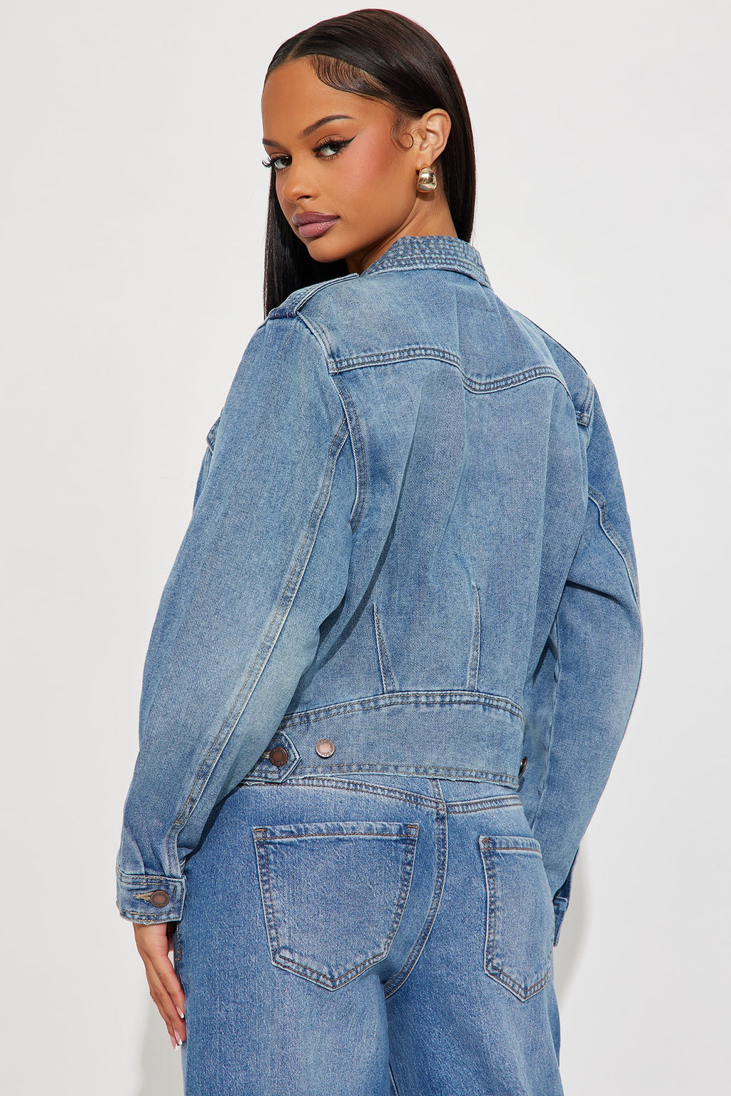 Pulling It Together Denim Jacket - Vintage Wash