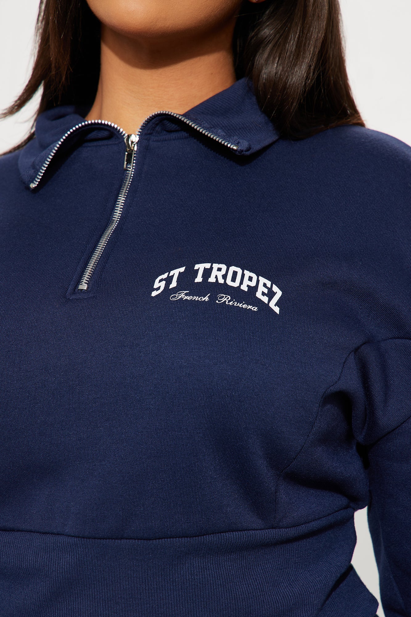 St. Tropez Polo Sweatshirt - Navy
