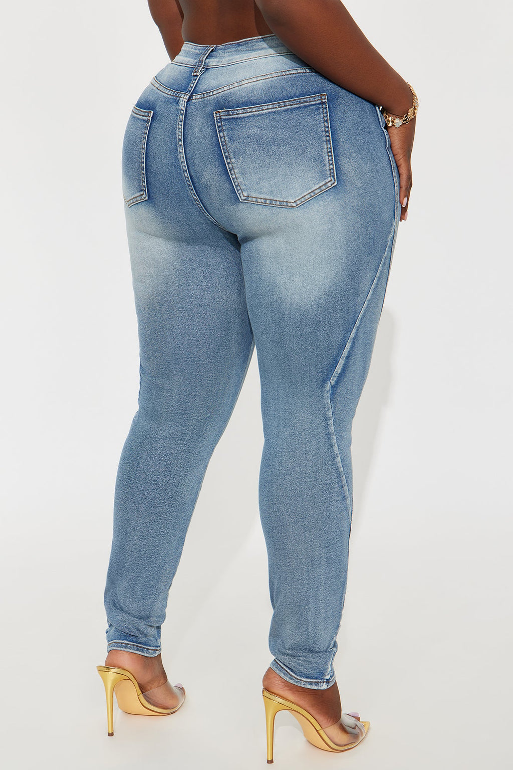 Miraloma Mid Rise Skinny Jeans - Medium Wash