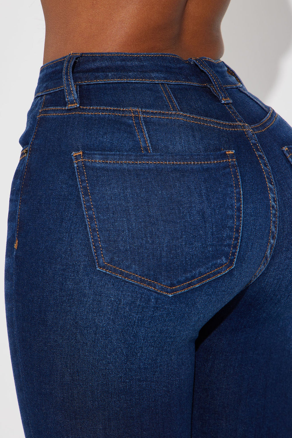 Kiley Control Curvy Stretch Skinny Jeans - Dark Wash