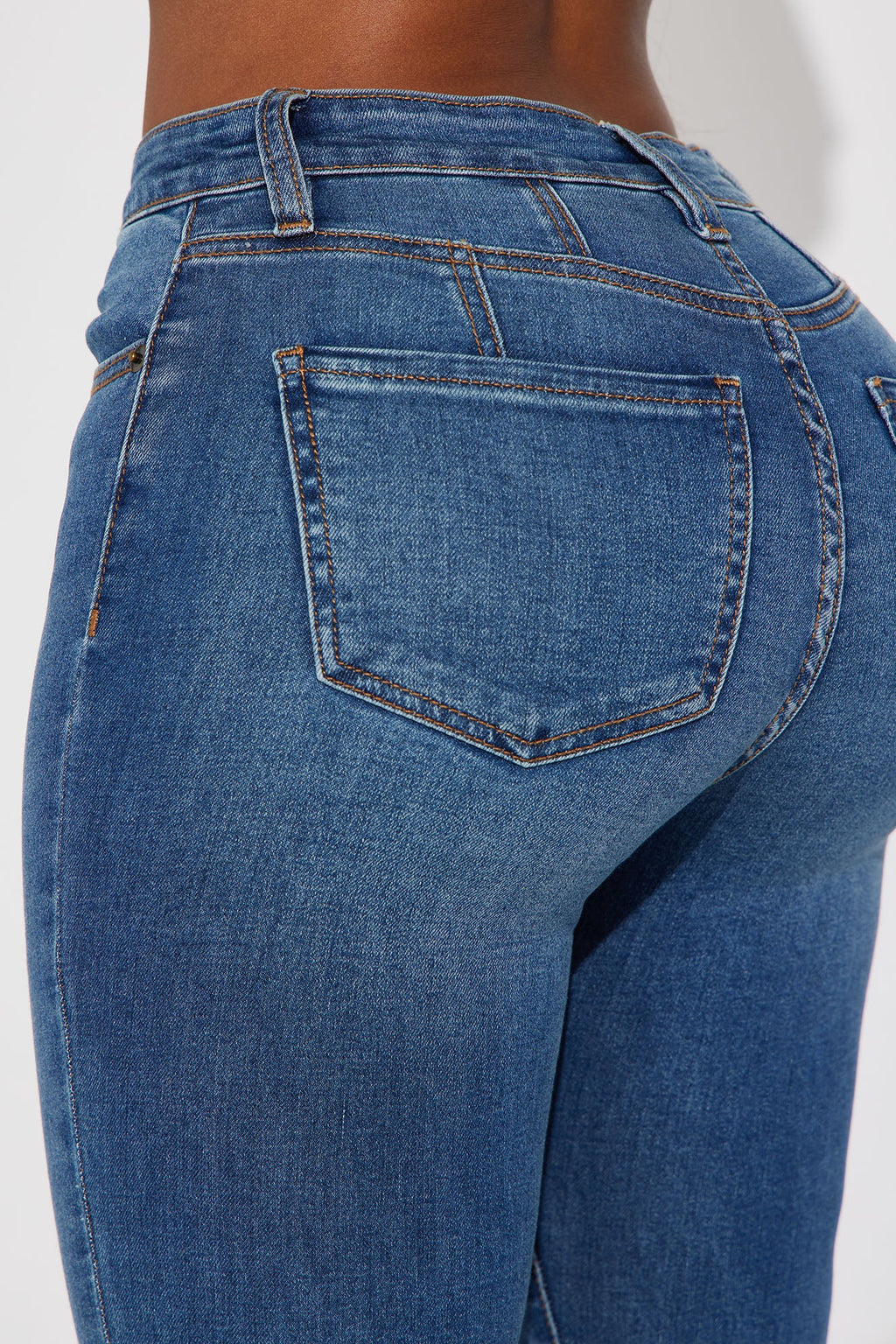 Kiley Control Curvy Stretch Skinny Jeans - Vintage Wash